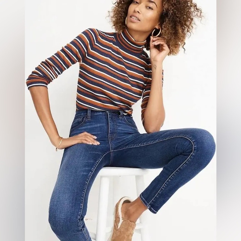 Madewell size 28 10" High-Rise Skinny Jeans in Tarren Wash